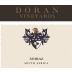 Doran Vineyards Shiraz 2013 Front Label