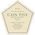 Cain Five (375ML half-bottle) 2012 Front Label