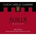 Duca Carlo Guarini Salento Burdi Rosso 2014 Front Label