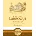 Ducourt Chateau Larroque 2010 Front Label