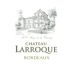 Ducourt Chateau Larroque Blanc 2013 Front Label