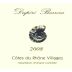 Dupere Barrera Cotes du Rhone Villages 2008 Front Label