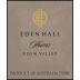 Eden Hall Wines Shiraz 2009 Front Label