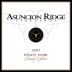 Asuncion Ridge Vineyards Barrel Select Pinot Noir 2007 Front Label