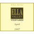 Ella Valley Syrah 2007 Front Label