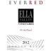 Ella Valley Ever Red 2012 Front Label