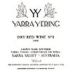 Yarra Yering No. 1 Dry Red 1998 Front Label