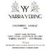 Yarra Yering Underhill Shiraz 1998 Front Label