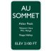 Au Sommet Winery Cabernet Sauvignon 2010 Front Label