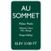 Au Sommet Winery Cabernet Sauvignon 2012 Front Label