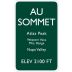 Au Sommet Winery Cabernet Sauvignon 2013 Front Label