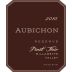 Aubichon Cellars Reserve Pinot Noir 2010 Front Label