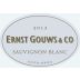 Ernst Gouws & Co Sauvignon Blanc 2013 Front Label