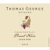 Thomas George Pinot Noir 2012 Front Label