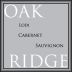 Oak Ridge Winery Cabernet Sauvignon 2015 Front Label