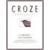 Croze Cabernet Sauvignon 2001 Front Label