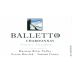 Balletto Winery Teresa's Unoaked Chardonnay 2011 Front Label
