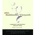 Stuhlmuller Vineyards Alexander Valley Cabernet Sauvignon 2002 Front Label