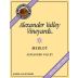Alexander Valley Vineyards Merlot 2007 Front Label