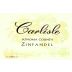 Carlisle Sonoma County Zinfandel 2014 Front Label
