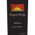 August Ridge Barbera 2012 Front Label