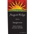 August Ridge Vineyards Sangiovese 2010 Front Label