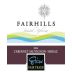 Fairhills Wines Cabernet Sauvignon-Shiraz 2006 Front Label