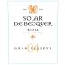 Familia Escudero Solar de Becquer Gran Reserva 2004 Front Label