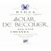 Familia Escudero Solar de Becquer Crianza 2012 Front Label