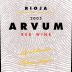 Familia Escudero Arvum 2005 Front Label