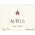 Auteur Wines Savoy Pinot Noir 2012 Front Label