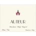 Auteur Wines Manchester Pinot Noir 2013 Front Label