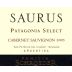Familia Schroeder Saurus Cabernet Sauvignon 2005 Front Label