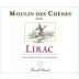 Chateau de Vaudieu Lirac Moulin des Chenes 2010 Front Label