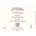 Chateau de Vaudieu Chateauneuf-du-Pape Val de Dieu 2007 Front Label