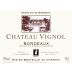 Famille Doublet Chateau Vignol 2008 Front Label