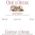 Famille Laplace Chateau d'Aydie Ode d'Aydie 2007 Front Label