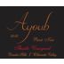 Ayoub Vineyard Thistle Vineyard Pinot Noir 2012 Front Label
