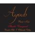 Ayoub Vineyard Thistle Vineyard Pinot Noir 2013 Front Label