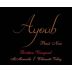 Ayoub Vineyard Brittan Vineyard Pinot Noir 2011 Front Label
