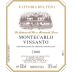 Fattoria del Teso Montecarlo Vin Santo 2000 Front Label