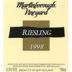 Martinborough Riesling Martinborough 1998 Front Label