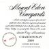 Mount Eden Vineyards Estate Chardonnay 2009 Front Label