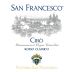 Fattoria San Francesco Ciro Classico Rosso 2015 Front Label