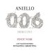 Bodega Aniello 006 Pinot Noir 2016 Front Label