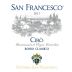 Fattoria San Francesco Ciro Classico Rosso 2013 Front Label