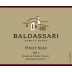 Baldassari Family Wines Pinot Noir 2011 Front Label