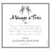 Menage a Trois Rose 2016 Front Label