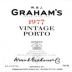 Graham's Vintage Port (1.5 Liter Magnum) 1977 Front Label