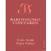 Bardessono Vineyards Petite Sirah 2007 Front Label